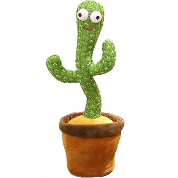 Dancing Talking Cactus Toy with LED Lights, Music, Voice Recording & USB Rechargeable