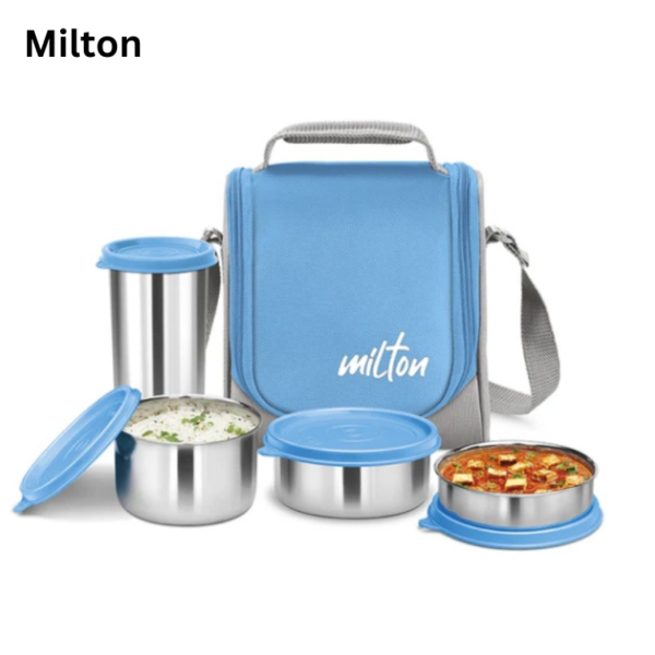 Milton Tasty Lunch Combo deluxe Steel Tiffin