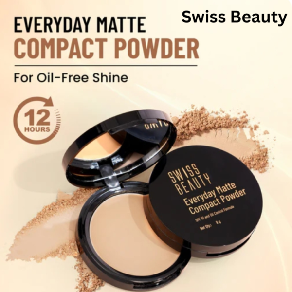 Swiss beauty Everyday Matte Compact with SPF 10, 9g, SB409