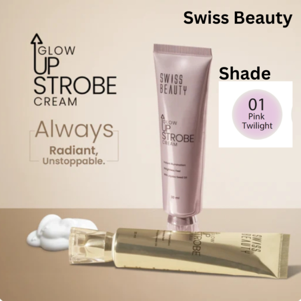 Swiss beauty, Pink Twilight Glow Up Strobe Cream 30 ml