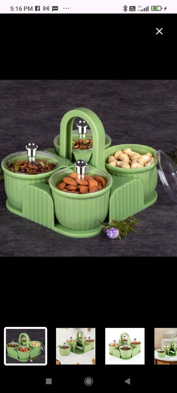 "Marvella" 4-Container Serving & Storage Set