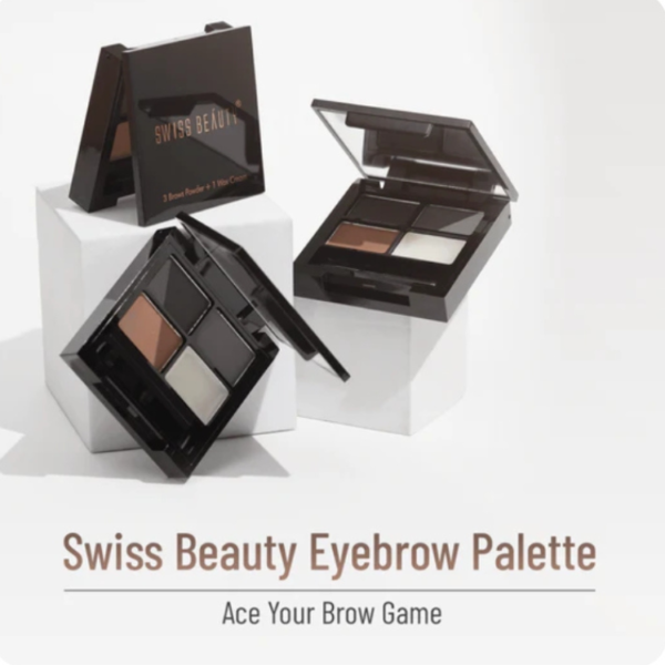 Swiss beauty 3-in-1 Eyebrow Palette 5g, SB-713