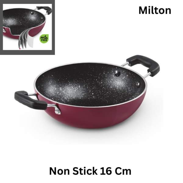 Milton Granito Non Induction Kadhai 16 Cm
