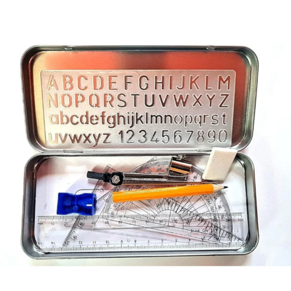 Cubic 10-Piece Essential Student Mathematical Geometry Set