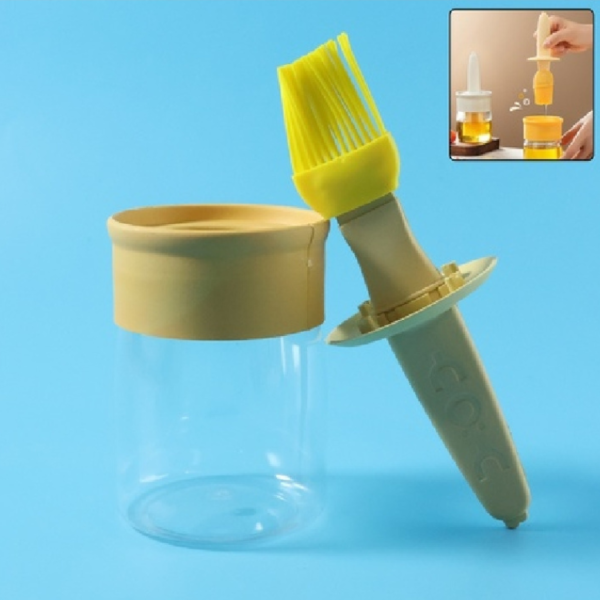 2-in-1 Duck-Themed Oil Dispenser & Silicone Basting Brush – Mess-Free Kitchen Essential DD11083