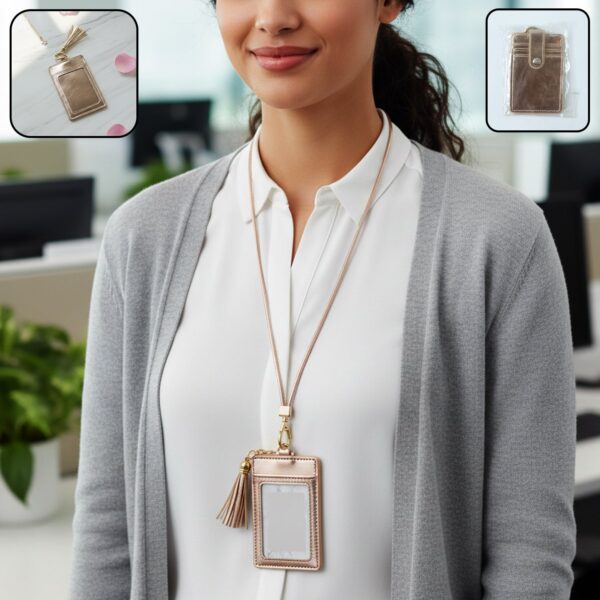 PU Leather Card Holder Wallet ? Compact & Secure with ID Window
