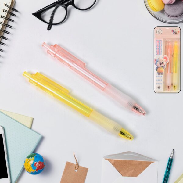 Smooth Writing Ball Pen ? Black Ink, Fine Tip (2 Pc) | CustoPen