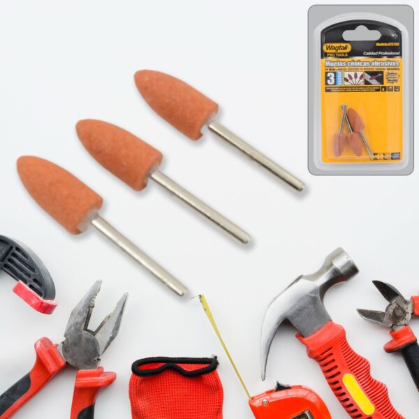 Rotary Grinding Stone Set ? 3 Pcs Polishing Bits | ToolMate Pro