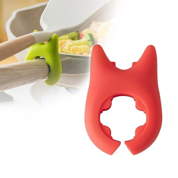 Plastic Pot Holder with Cat Ear Design ? Adjustable & Heat-Resistant