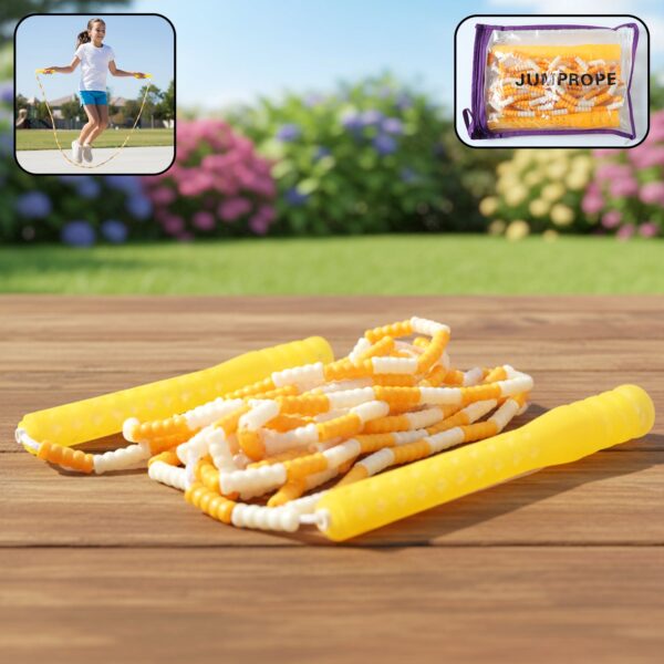 Kids Beaded Skipping Rope ? Durable & Comfortable Grip
