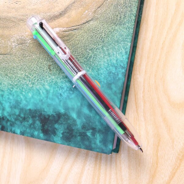 Multicolor Ball Pen ? 6-in-1 Smooth & Vibrant Writing Tool