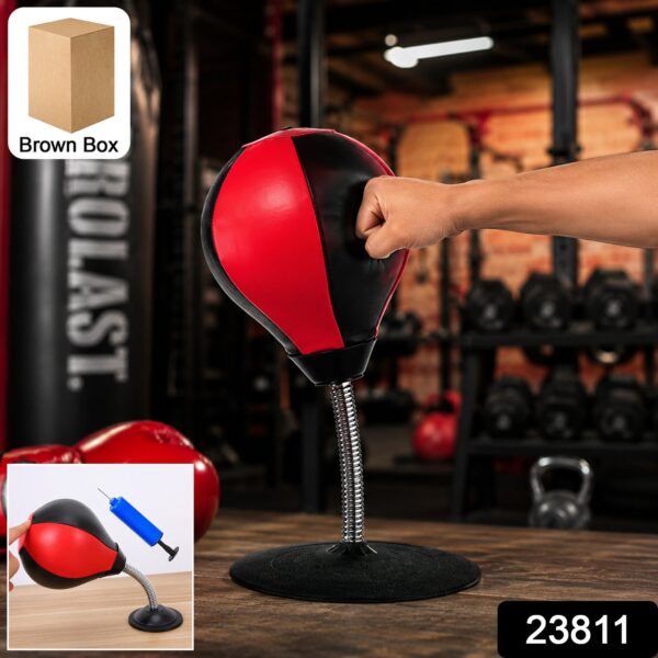 Inflatable Desktop Punching Bag ? Stress Relief & Reflex Training