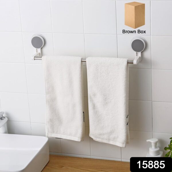 Self-Adhesive Towel Rod ? Rust-Resistant & Drill-Free Installation
