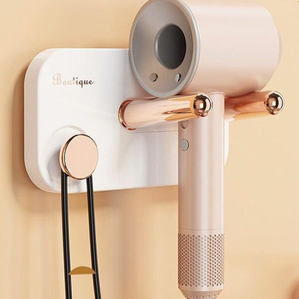 Wall Mount Hair Dryer Holder ? Space-Saving & Heat Resistant