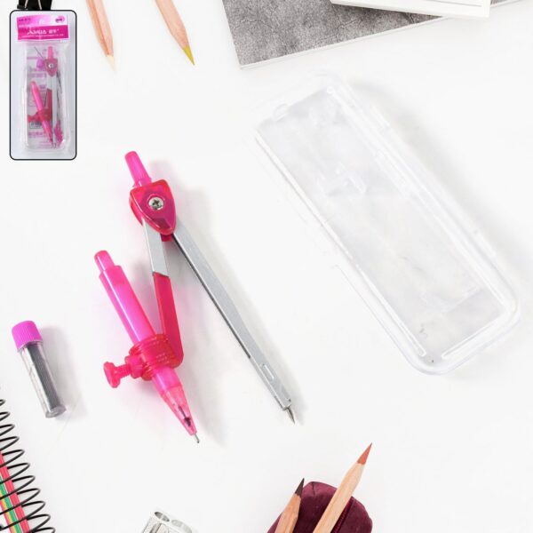 Student Geometry Compass Set ? 4-in-1 Precision Drawing Kit