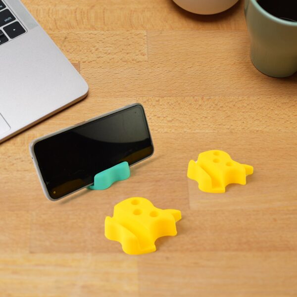 Mobile Stand with Pen Holder ? Apple-Shaped Desk Organizer 3 Pc