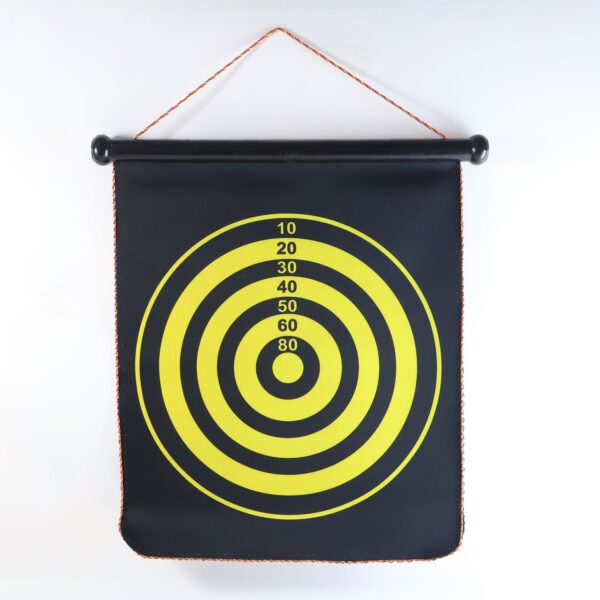 Roll-Up Dartboard Game ? Portable Double-Sided Target Mat