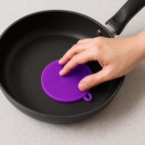 silicone-dish-scrubber-mildew-free-heat-resistant-non-stick