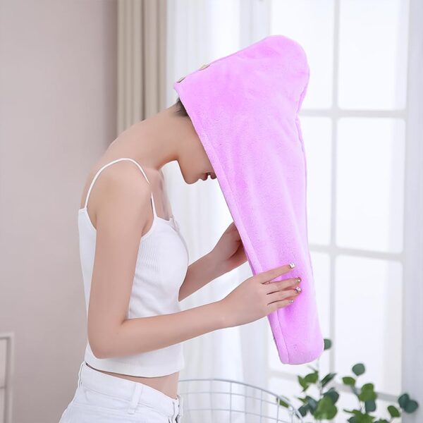Microfiber Hair Drying Towel – Super Absorbent & Quick Dry | VelvaBloom