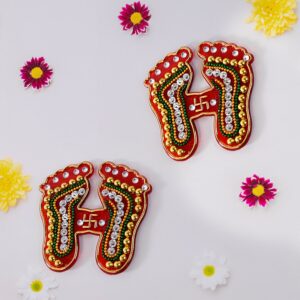 laxmi-charan-paduka-stickers-%c2%96-festive-spiritual-home-decor-pack-of-2