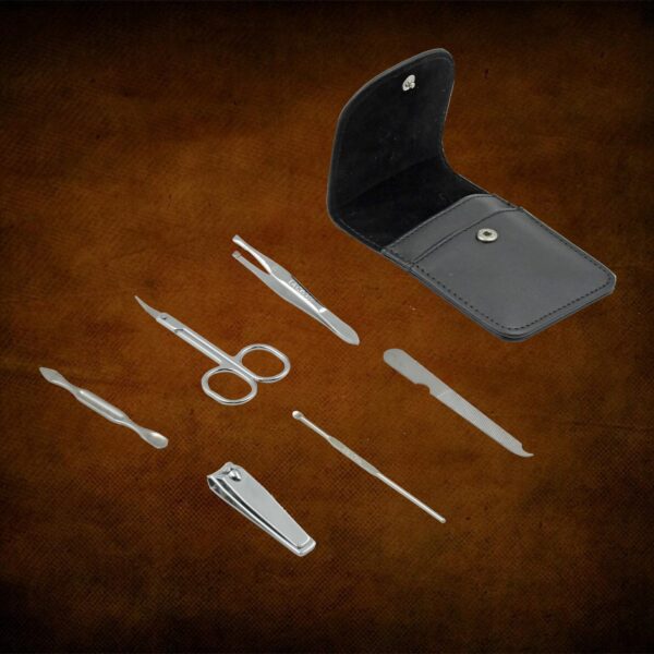 Nail Care Kit ? 6-in-1 Stainless Steel Manicure Set | Velvet Wheels