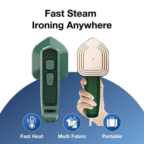 Portable Steam Iron – 2-in-1 Travel Garment Steamer | Happy Bathers