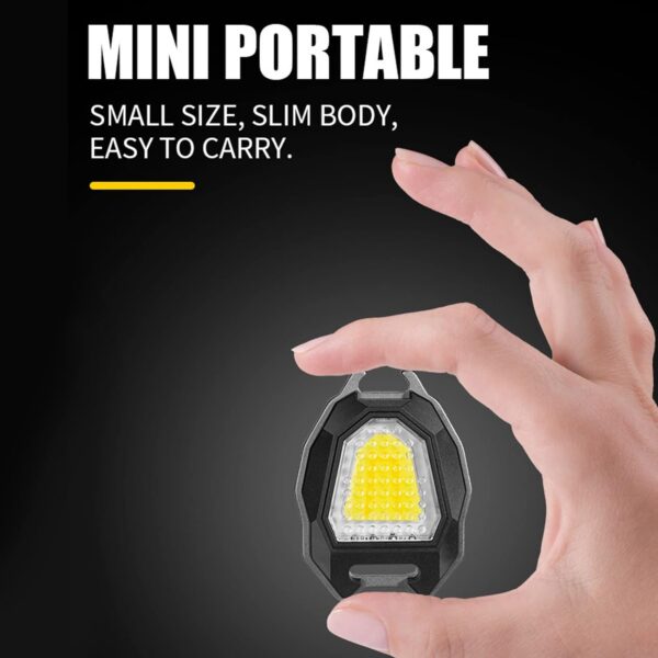 Camping Flashlight ? Triangular LED with Lighter & 6 Modes | Poravar