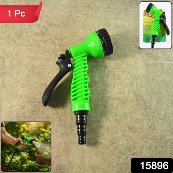 Garden Hose Spray Nozzle ? Multi-Pattern with Flow Control