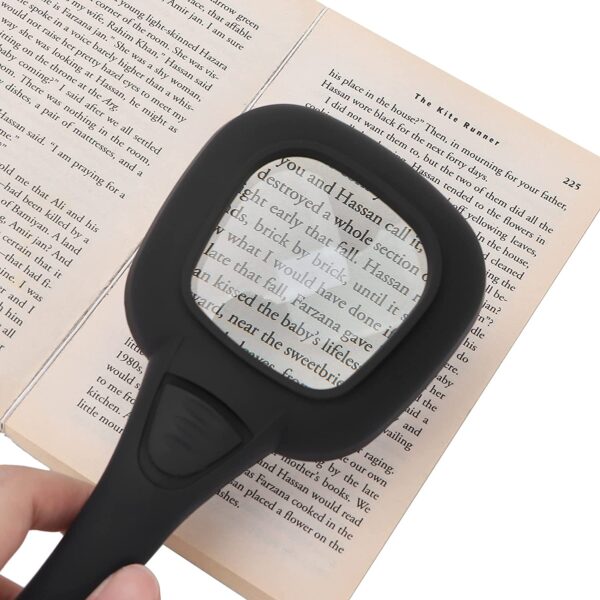 LED Magnifying Glass ? 6-LED Lighted for Reading | worko