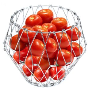 foldable-fruit-basket-multipurpose-stainless-steel-tidy-table