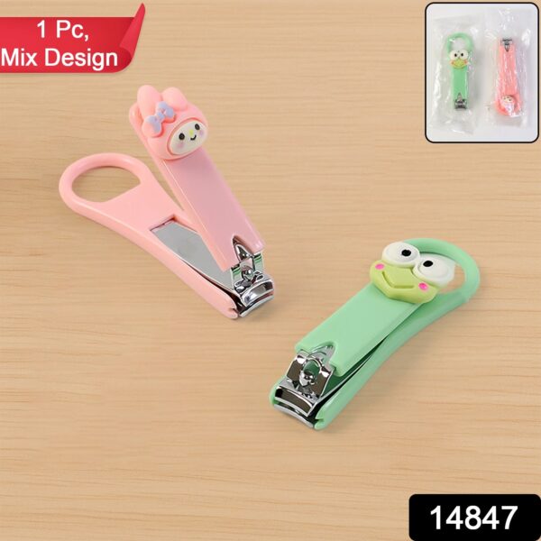 Kids Nail Clipper  Safe & Cute Cartoon Design Manicure Tool