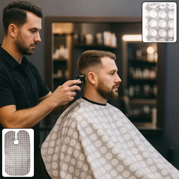 Hair Cutting Cape ? Lightweight Waterproof Barber Gown