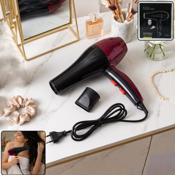 Professional Hair Dryer ? High Power 2-Speed Salon Dryer | Calm & Curl