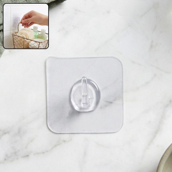 Self-Adhesive Wall Hook ? Easy no-drill installation for versatile use