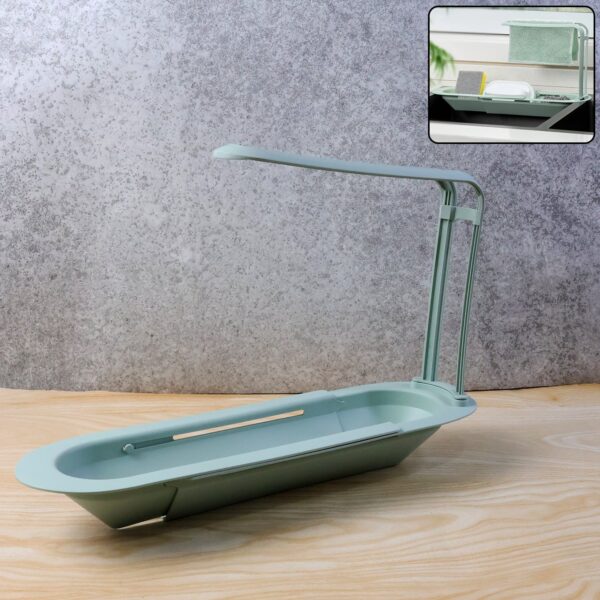 Telescopic Sink Storage Rack ? Adjustable & Space-Saving