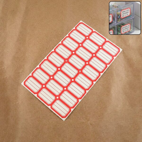 Self-Adhesive Label Stickers ? Durable Rectangular for Organisation