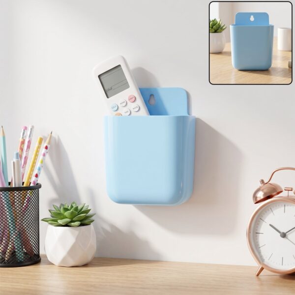 Wall Mounted Storage Pocket ? Durable Plastic Organizer for Home