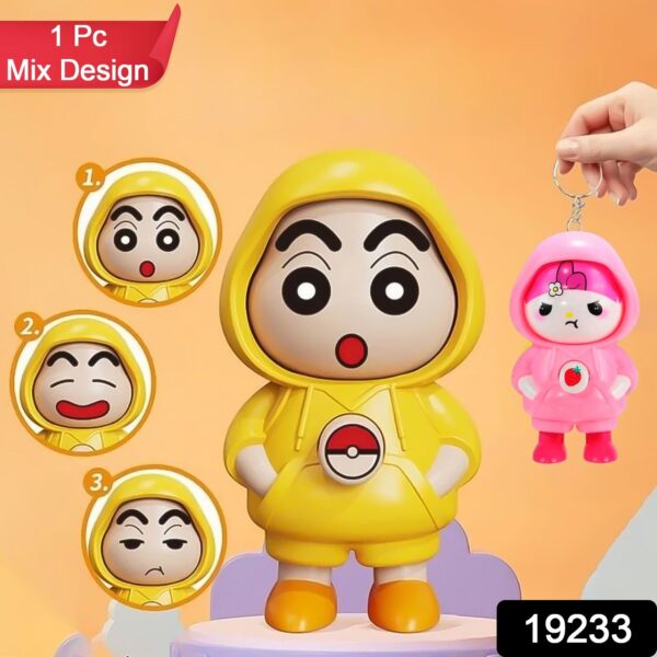 Face Changing Keychain ? 3 Expressions, Durable & Fun Gift
