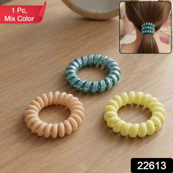 Spiral Coil Hair Band ? Strong No-Crease Styling Accessory