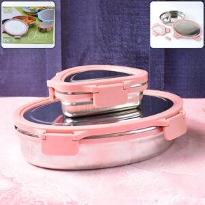 stainless-steel-lunch-box-set-leakproof-durable-2-piece