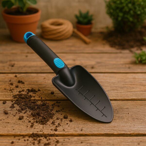 Heavy Duty Garden Hand Trowel ? Durable Plastic with Measurement Marks
