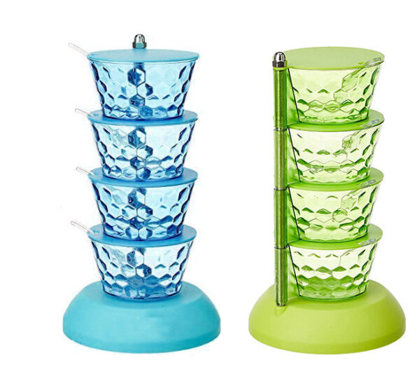 Rotating Pickle Rack ? 4-in-1 Multipurpose Kitchen Storage | CookAura