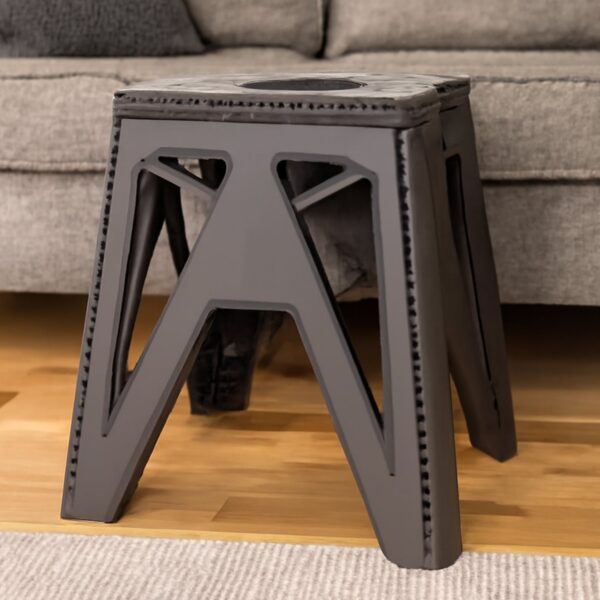 18 Inch Folding Stool ? Portable Durable Step & Seating Stool