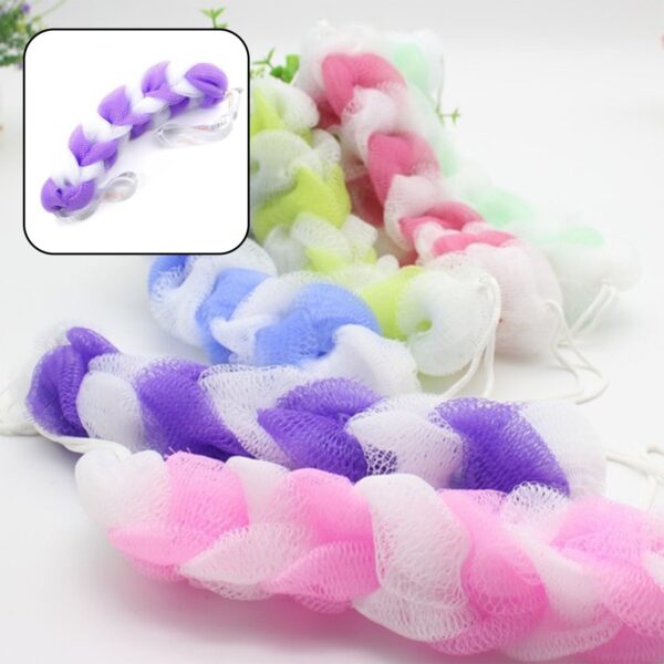 Hanging Loofah Sponge ? Soft Body Scrubber (Pack of 6) | VelvaBloom