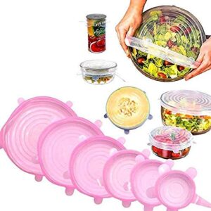 silicone-stretch-lids-reusable-food-container-covers-tidy-table
