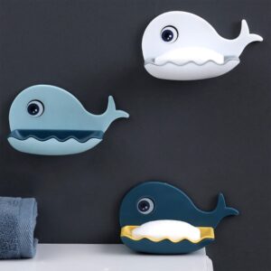 fish-shape-soap-dish-wall-mounted-drainage-velvetbubbles-pack-of-2